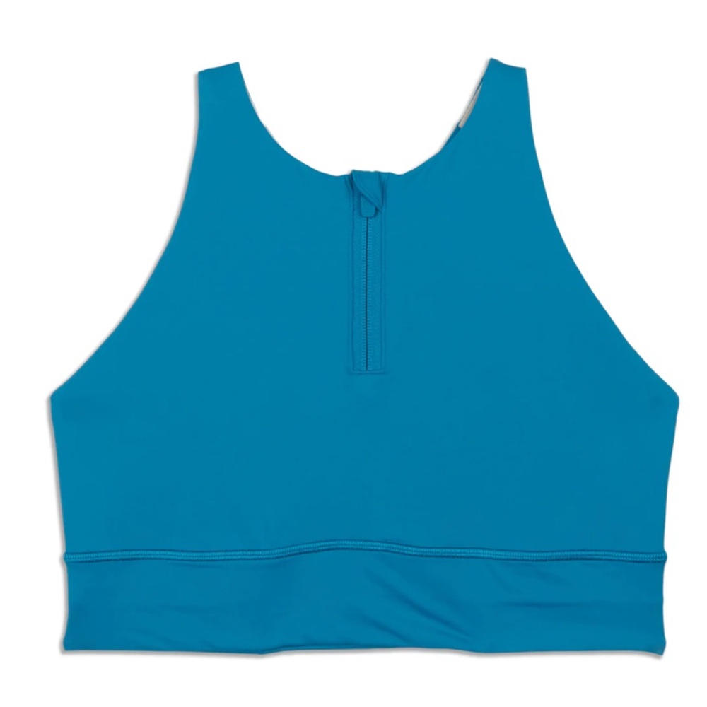 Lululemon Energy High-Neck Longline Zip Bra